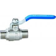 Double Lin Water Brass Ball Valves Male/Male - Long Handle - PN25